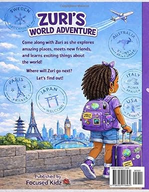 Zuri's World Adventure: A Cultural Discovery Activity & Coloring Book for Kids