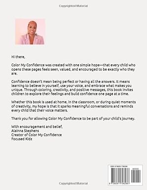 Color My Confidence: A Confidence-Building Activity & Coloring Book for Kids