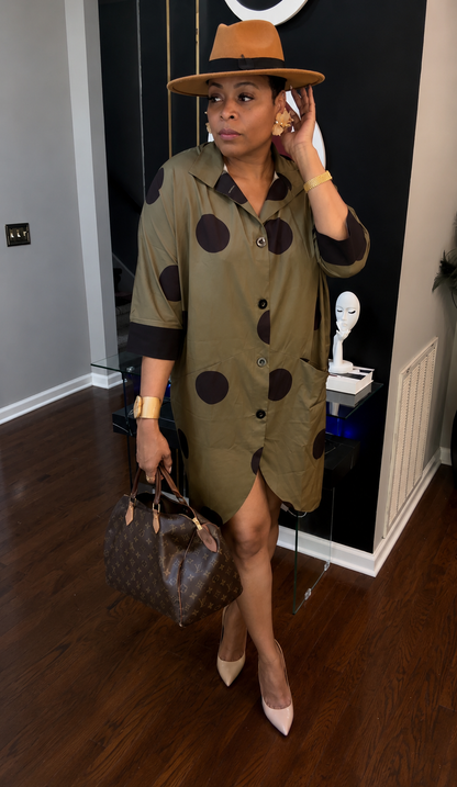 The Muse Oversized Shirt Dress