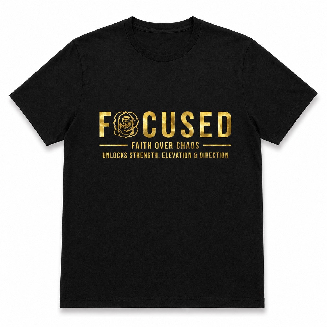 FOCUSED™ Gold Foil Signature Tee